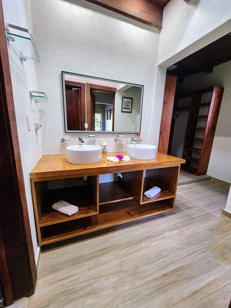 A renovated bathroom