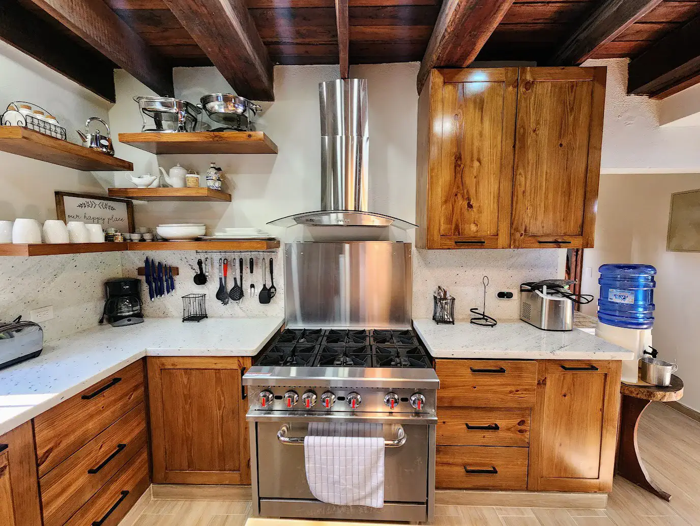 The full kitchen