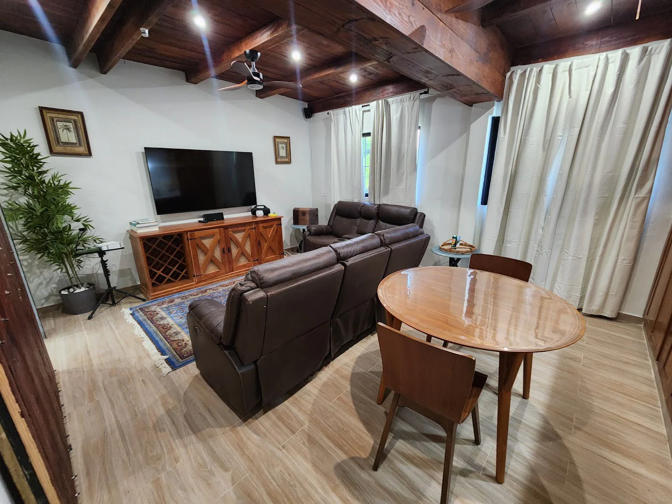 The open living area