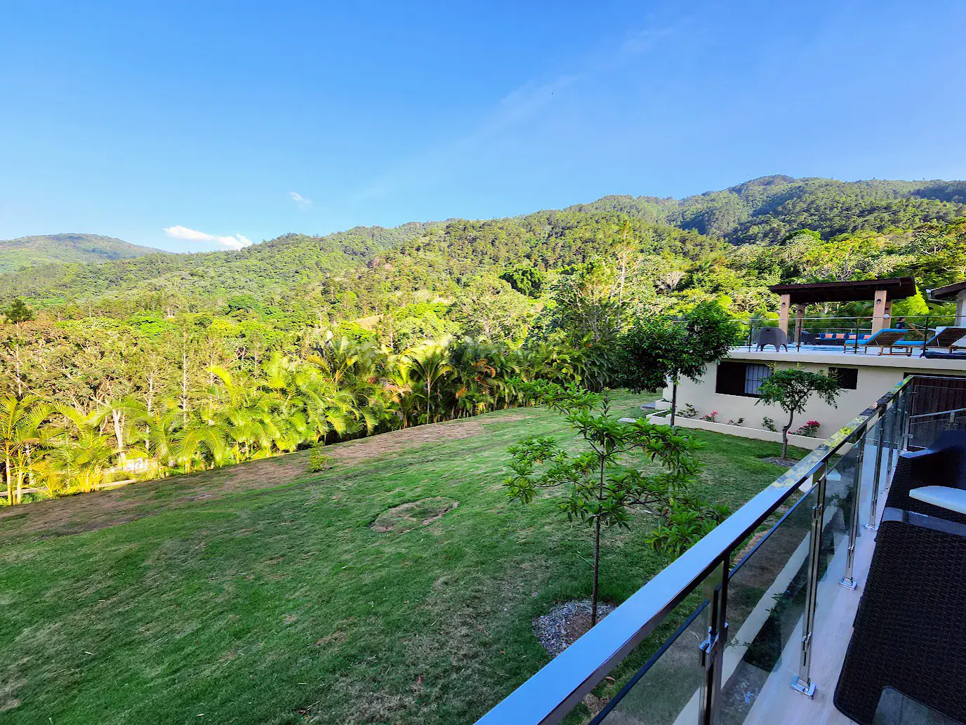 Mountain views from the balcony