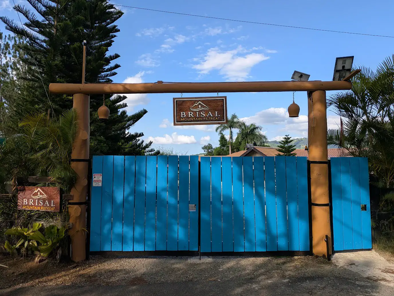 The entrance gate