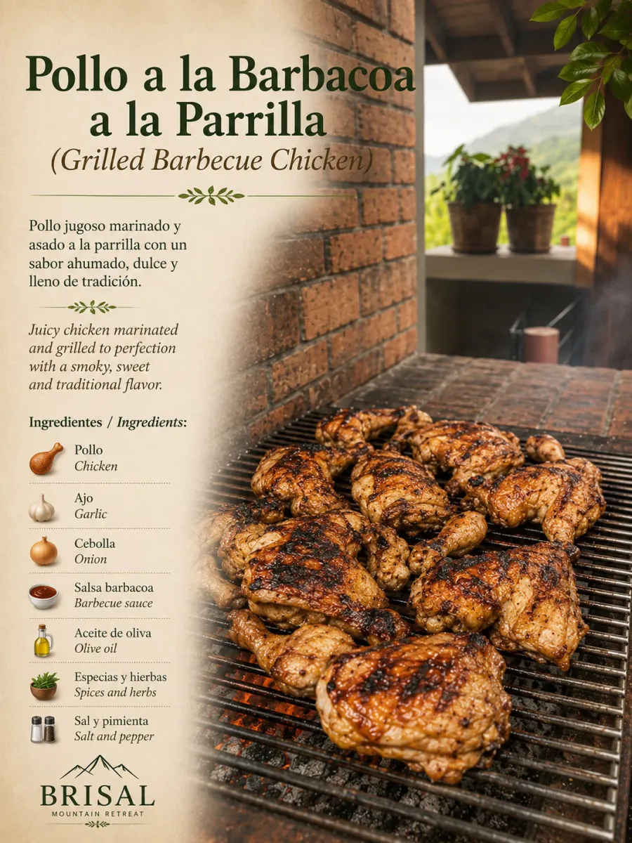Pollo a la Barbacoa a la Parrilla (Grilled Barbecue Chicken) — Juicy chicken marinated and grilled to perfection with a smoky, sweet and traditional flavor.